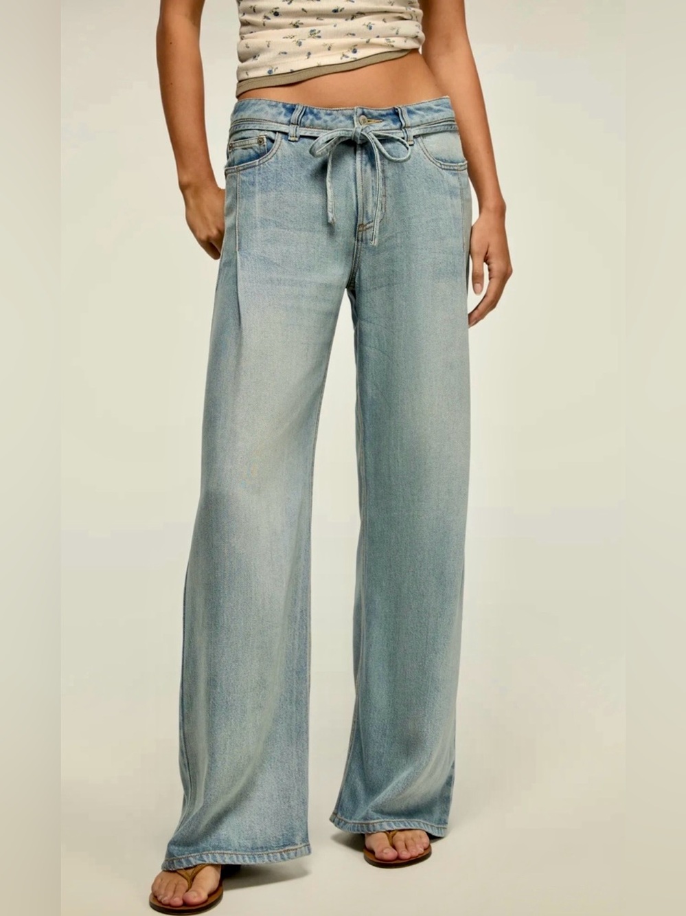 Lucky Brand Liquid Denim Luxe Palazzo Jean - Women’s 10/30